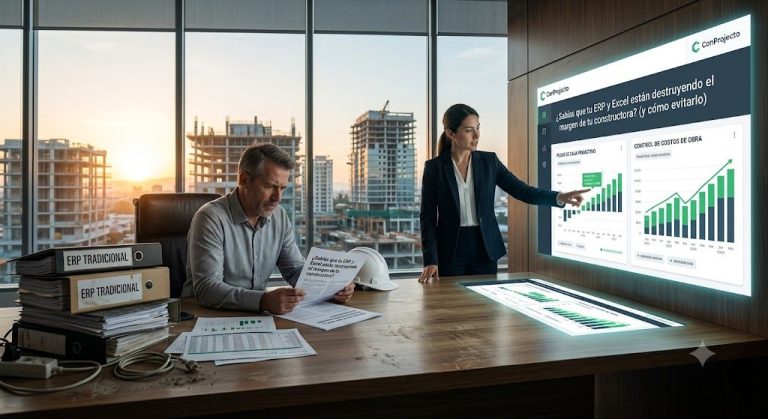 ¿Sabias que tu ERP y Excel están destruyendo el margen de tu constructora?