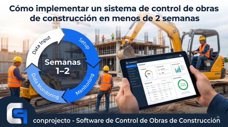 Cómo implementar un sistema de control de obras de construcción en menos de 2 semanas